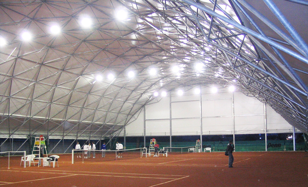 structuri geodezice sport covers