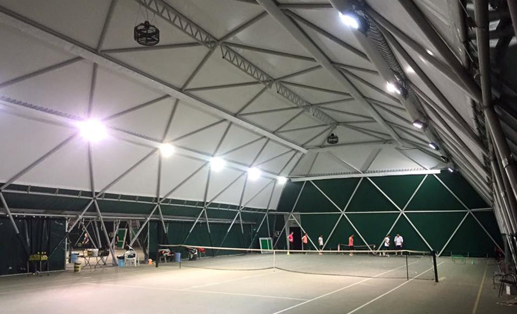 structuri geodezice sport covers