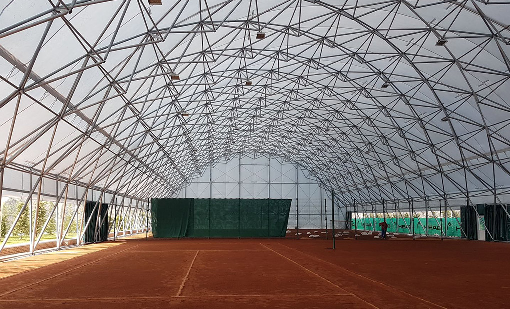 structuri geodezice sport covers