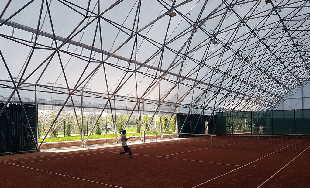 structuri geodezice sport covers
