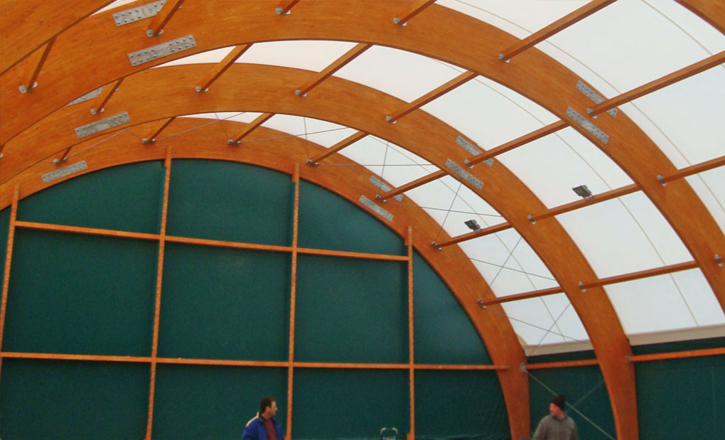 structuri lemn lamelar sport covers